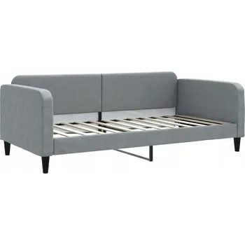 Pohovka Světle šedá pohovka s funkcí spaní 223 x 110 x 75 cm