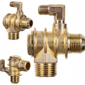 Ventil ZPĚTNÝ VENTIL KOMPRESORU 1/2 PALCE NA 3/4 PALCE S KOLENEM M10 PRO