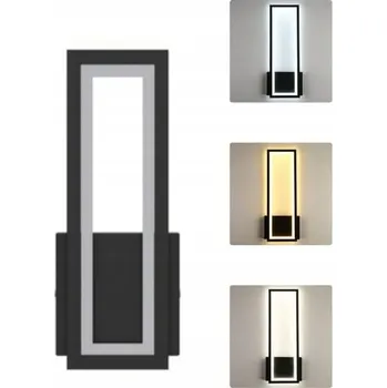 Nástěnné svítidlo Nástěnné svítidlo McKalen černé, integrovaný LED zdroj 27 W