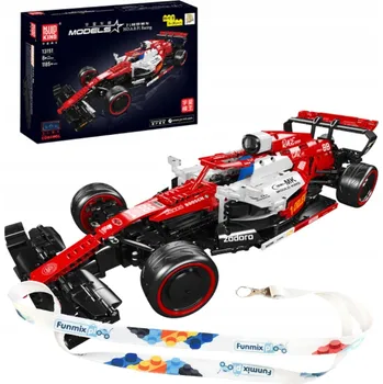 ostatní stavebnice Sada Kostek Bolid 1185ks. Červený