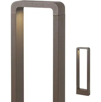 Venkovní osvětlení LED venkovní svítidlo stojící záhradní sloupek 60 cm 598 lm 2700K IP54 tmavě hnědá REDO RADEON 90765