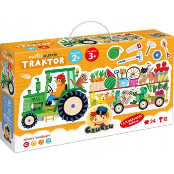Puzzle CzuCzu Puzzle Puzzle 24 dílků Traktor