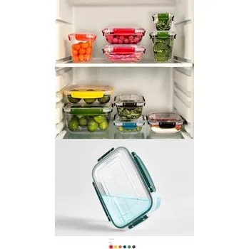 Dóza na potraviny Silikonová obdélníková nádoba 2300 ml