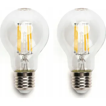 Žárovka Žárovka E27 LED 60mm filamentová 8W 950Lm teplá barva 2700K