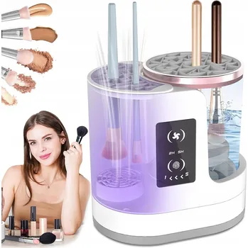 Kosmetický štětec ČISTIČKA KOSMETICKÝCH ŠTĚTCŮ RYCHLÁ AUTOMATICKÁ ČISTIČKA BEZ NÁMAHY