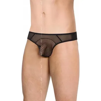Slipy SoftLine Slipy Tanga černé, velikost M/L