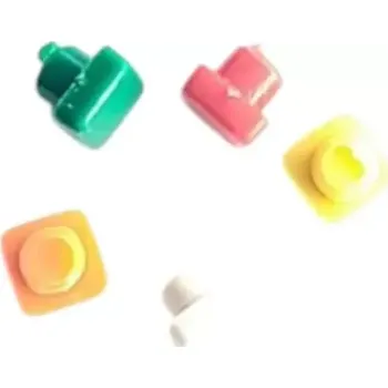 Rozlišovač na klíče Mul-T-Lock hranatý 5ks balení, pět různých barev