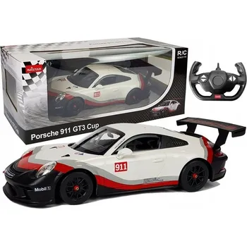 RC model auta Auto R/C Porsche 911 GT3 CUP Rastar 1:14 Bílé