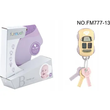 Sada Měkkých Klíčů a Přívěsek Na Klíče se Světly pro Miminka a Batolata