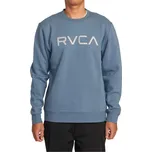 rvca Pánská mikina big rvca crew industrial blue - bmk0