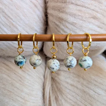 Nástroj na niť a příze Annie's Knit Značkovač Minerals – přírodní azurit