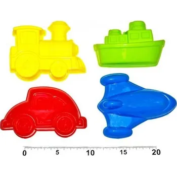 Hračka na písek W-Na písek sada 116729 4ks bábovičky