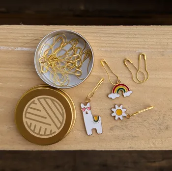 Nástroj na niť a příze Annie's Knit Špendlíkový značkovač - lama