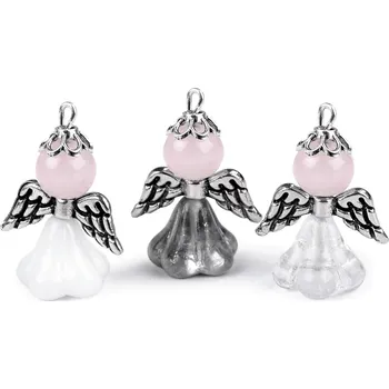 Krejčovské nůžky Annie's Knit Anděl pro štěstí s minerálem