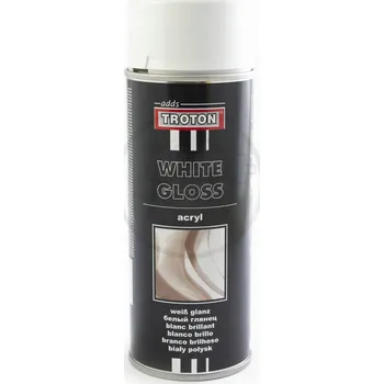 Barva ve spreji Troton akrylový lak bílý lesk ve spreji 400 ml