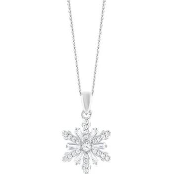 Přívěsek Preciosa Stříbrný přívěsek Polaris, vločka s kubickou zirkonií Preciosa 5464 00