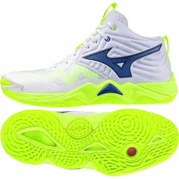 Pánská sportovní obuv MIZUNO WAVE MOMENTUM ELITE MID (44,5) Pánské boty Bílé