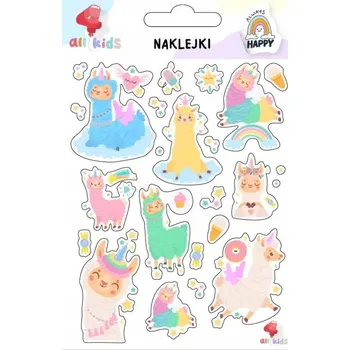 samolepka Samolepky pro děti - Veselé lamy