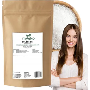 Koupelová sůl EPSOMSKÁ SŮL DO KOUPELE NOHOU ČISTÁ SÍRAN HOŘEČNATÝ ŘÍMSKÁ PŘÍRODNÍ 1Kg