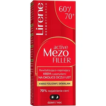 Pleťový krém Lirene Revitalizační a hydratační krém na oční okolí a rty 60-70+ 15 ml