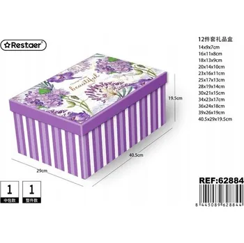 Obraz Sada 12 papírových krabic 40,5 x 29 x 19,5 cm