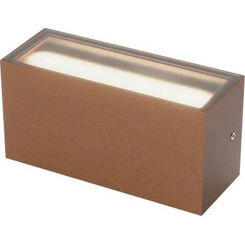 Venkovní osvětlení LED venkovní nástěnné svítidlo 1678 lm 2700K+3000K IP65 rezavě hnědá REDO LIMAS 91225
