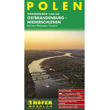 Polsko (Východní Braniborsko - Dolní Slezsko - Küstrin / Grünberg / Liegnitz) 1:200 000 /automapa