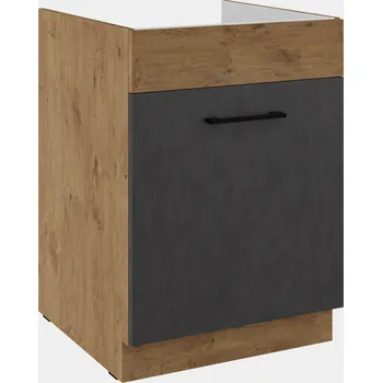 Kuchyňská linka Nábytek PEGAS s.r.o. Dolní skřínka VEGAS - 60 ZL 1S BB, Dub Lancelot / Matera