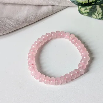 Krejčovské nůžky Annie's Knit Náramek z minerálů –⁠⁠⁠⁠⁠⁠ růženín rondelky