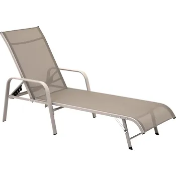 Zahradní lehátko Zahradní skládací lehátko Stylo SD-54825 – polohovací (5 poloh) - béžová