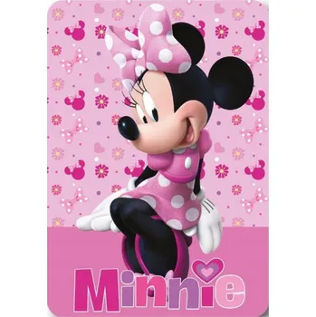 Dětská deka Minnie Mouse Fleecová Deka 100x140 Disney Měkká Barevná