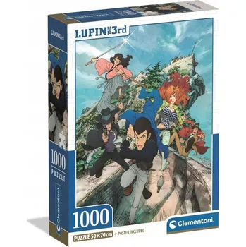 Puzzle PUZZLE 1000 dílků Lupin CLEMENTONI 37068