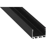 Profil hliníkový AL-PROFIL ILEDO BLACK 2M (10-0115-20) přisazený,závěsný barva černá GXLP2033 Greenlux