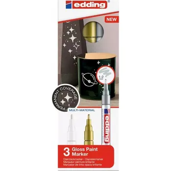 Olejový popisovač, vícebarevný Edding 3 ks