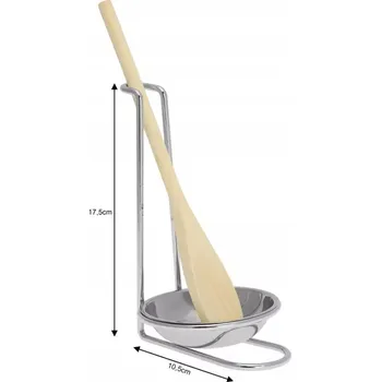 Příbor STOJAN NA NABĚRAČKU KUCHYŇSKÁ PODLOŽKA POD LŽÍCE OCELOVÝ