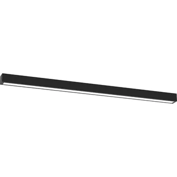 Podlouhlé černé Stropní svítidlo LUNGO 1xT8 18W LED MLP8910 Milagro