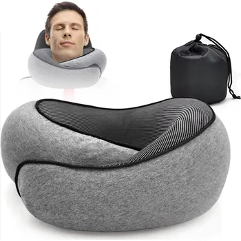 Polštář Polštář Rogal na krk do letadla Opěrka hlavy, paměťová pěna