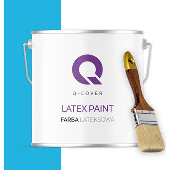 barva na zeď BARVA NA INTERIÉROVÉ STĚNY A STROPY, ODOLNÁ, BARVA MODRÁ H0340 5L