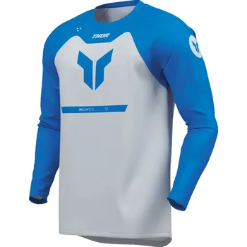 cyklistický dres THOR dres RIDEMODE Menace dětský blue/gray - L