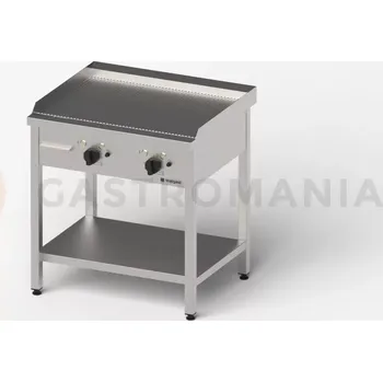 Kuchyňský gril Elektrická grilovací deska, rýhovaná, 800x700x850 mm, 8,1 kW, 400 V | GREDIL, 977312