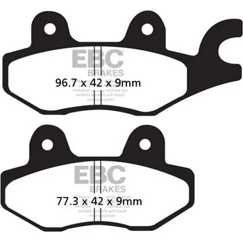 Brzdová destička Brzdové destičky EBC SFAC197 DAELIM Freewing 125 2005-2006