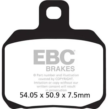 Brzdová destička Brzdové destičky EBC SFA266 GILERA Nexus 500 2003-2014