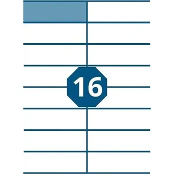 Samolepící etiketa Etikety A4 105,0 x 35,0 16ks