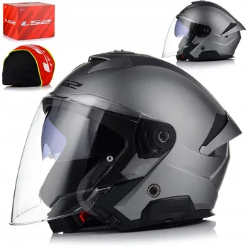 Helma na motorku MOTOCYKLOVÁ PŘILBA OTEVŘENÁ | LS2 OF618 VERSO II | LEHKÁ PŘILBA NA SKÚTR CHOPPER S CLONOU