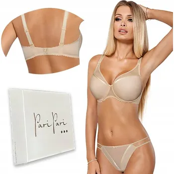 Dámské spodní prádlo Paripari push-up podprsenka béžová velikost 65G