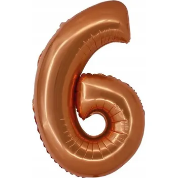 Balónek Oranžový balónek číslice 1 ks