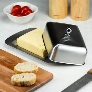 Máslenka Máslenka Kinghoff nerezová ocel šedá