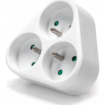 Elektrická zásuvka Elektrická Zásuvka rozbočka Aigostar bílá