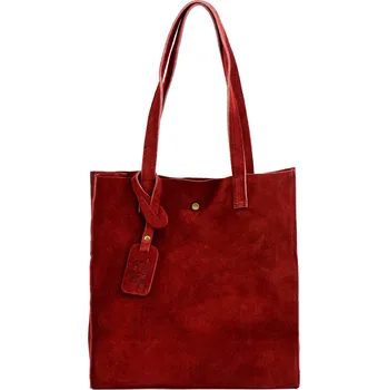 Kabelka Kožená kabelka Luka 25-041 tmavě červená