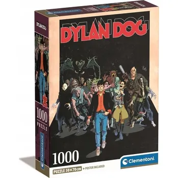 Puzzle Clementoni Puzzle 1000 dílků PUZZLE COMPACT 1000 EL DYLAN DOG CLEMENTONI 39817